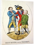 Returning from Brooks's, 1784 by James Gillray