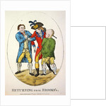 Returning from Brooks's, 1784 by James Gillray