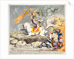 Presages of the Millennium, published by Hannah Humphrey in 1795 by James Gillray