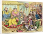 Reception of the Diplomatique and his Suite at the Court of Pekin, c.1793 by James Gillray