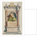 Title page from Mercator's 'Atlas sive Cosmographicae meditationes de fabrica mundi et fabricati figura', 1595 by English School