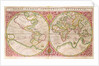 Double Hemisphere World Map, 1587 by Gerardus Mercator