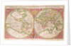 Double Hemisphere World Map, 1587 by Gerardus Mercator