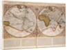 Double Hemisphere World Map, 1587 by Gerardus Mercator