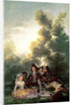 The Picnic, 1785-90 by Francisco Jose de Goya y Lucientes