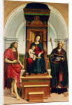 The Madonna and Child with St. John the Baptist and St. Nicholas of Bari, 1505 by Raphael