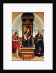 The Madonna and Child with St. John the Baptist and St. Nicholas of Bari, 1505 by Raphael