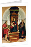 The Madonna and Child with St. John the Baptist and St. Nicholas of Bari, 1505 by Raphael