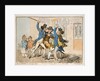 The Caneing in Conduit Street by James Gillray
