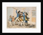 The Caneing in Conduit Street by James Gillray