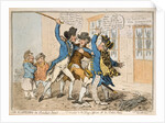The Caneing in Conduit Street by James Gillray