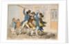 The Caneing in Conduit Street by James Gillray