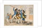 The Caneing in Conduit Street by James Gillray