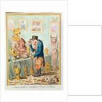 A Cognocenti Contemplating Ye Beauties of Ye Antique. by James Gillray