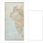 Map of India. by English School