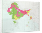 Map of India, showing the progress of the Imperial Surveys by English School