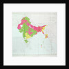 Map of India, showing the progress of the Imperial Surveys by English School