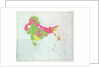 Map of India, showing the progress of the Imperial Surveys by English School