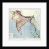 Map of India, published under the direction of Colonel H.R. Thuillier, R.E., Surveyor General of India, 1877 by English School