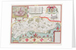 Sussex, engraved by Jodocus Hondius from John Speed's Theatre of the Empire of Great Britain, pub. by John Sudbury and George Humble, 1611-12 by John (after) Speed