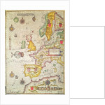 A Generall carde, and description of the sea coastes of Europe, and navigation in this book conteyned by Jodocus Hondius