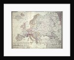 Map of Europe, 1841 by German School