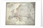 Map of Europe, 1841 by German School