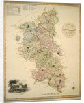 A New Map of the County of Buckinghamshire, 1816 by English School