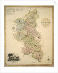 A New Map of the County of Buckinghamshire, 1816 by English School