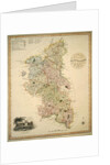 A New Map of the County of Buckinghamshire, 1816 by English School