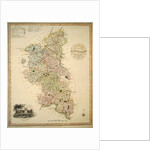 A New Map of the County of Buckinghamshire, 1816 by English School