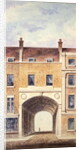 The Improved Entrance to Scotland Yard, 1824 by T. Chawner