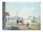 View of London No.2, Entrance of St. George's Road, or the Obelisk Turnpike, with a View of the Royal Circus by English School