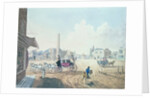 View of London No.2, Entrance of St. George's Road, or the Obelisk Turnpike, with a View of the Royal Circus by English School