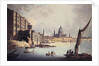 View of Somerset House and the Thames, 1796 by Thomas Snr. Malton