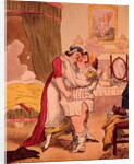 Caricature satirising the relationship of Charles James Fox and Elizabeth Armistead by English School