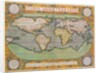 Typus Orbis Terrarum, map of the world, from Ortelius's 'Theatrum Orbis Terrarum', Antwerp, 1570 by Abraham Ortelius