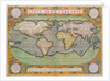 Typus Orbis Terrarum, map of the world, from Ortelius's 'Theatrum Orbis Terrarum', Antwerp, 1570 by Abraham Ortelius