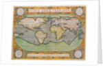 Typus Orbis Terrarum, map of the world, from Ortelius's 'Theatrum Orbis Terrarum', Antwerp, 1570 by Abraham Ortelius