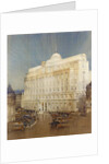 Architectural design for the Headquarters of the Midland Bank, Poultry, London by John A. & Saunders Charles Gotch