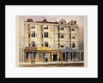 An old House called the Half Moon Tavern, on the West side of Aldersgate Street, 1852 by Thomas Hosmer Shepherd