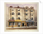An old House called the Half Moon Tavern, on the West side of Aldersgate Street, 1852 by Thomas Hosmer Shepherd