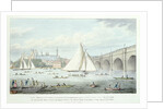 View of Westminster and the Bridge, with a Sailing Match, 1830 by English School