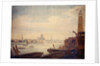 View of the Temple, St. Paul's, and Blackfriars Bridge, from Maltby's Shot Manufactory, 1760 by English School