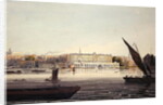 View of the River Front of New Somerset House by English School