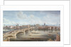 Another View of New London Bridge, showing the West Front, looking towards Southwark, and giving a distant View of Surrey, 1838 by Gideon Yates