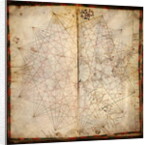 Map of the French Atlantic Coast and of England by Grazioso Benincasa