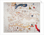 Copy of Catalan Map of Europe, North Africa and the Middle East by Abraham Cresques