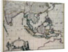Map of India and the East Indies by Frederick de Wit