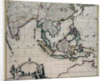 Map of India and the East Indies by Frederick de Wit